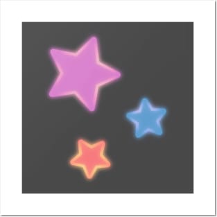 Colourful Stars! Posters and Art